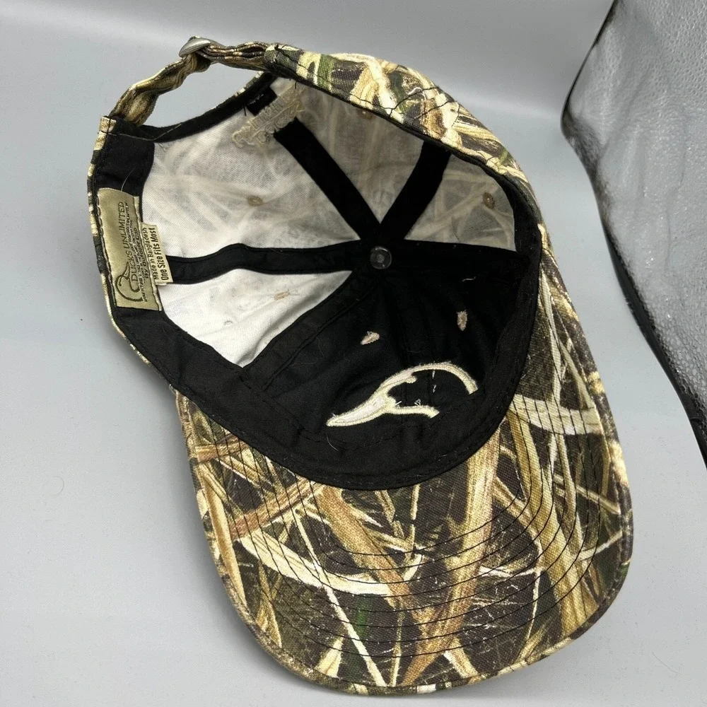 Ducks Unlimited Mens One‎ Size Camo Hunting Hat Outdoor Cap Mossy Oak Waterfowl